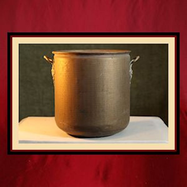 Large Vintage Copper Firewood Bucket Norths Fireplace Wood Holder
